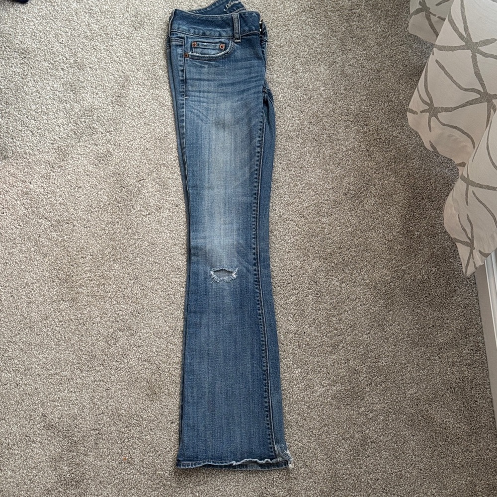 American Eagle Outfitters Medium Blue Flare Jeans
